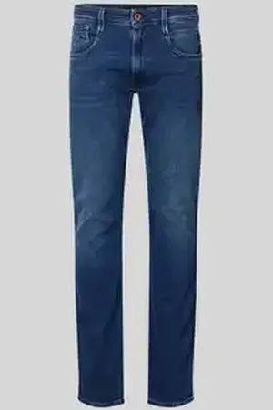 Replay Slim fit jeans in 5-pocketmodel, model 