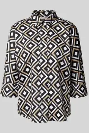 Christian Berg Regular fit blouse met 3/4-mouwen
