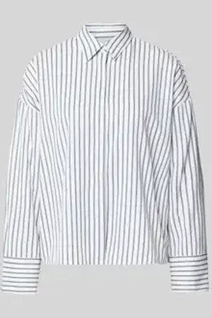 Ichi Relaxed fit overhemdblouse met strass-steentjes, model 