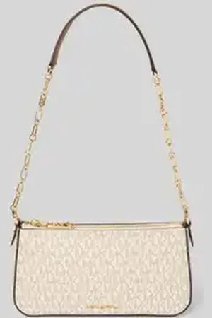 Michael Kors Handtas met labelapplicatie, model 
