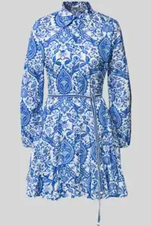 ONLY Getailleerde blousejurk met all-over motief, model 