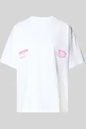 Another Cotton Lab Oversized T-shirt met labelprint, model 