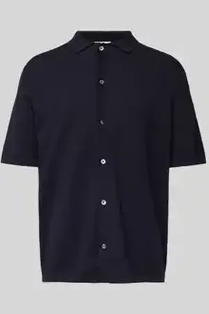 Profuomo Regular fit vrijetijdsoverhemd met structuurmotief