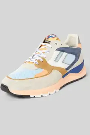 Floris van Bommel Sneakers met labelpatch, model 