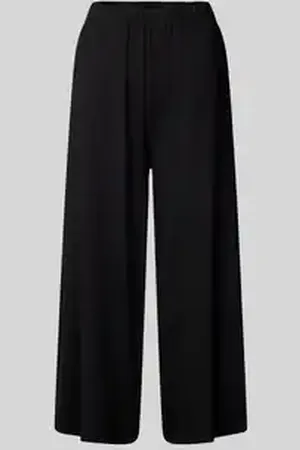 Marc O’ Polo Wide leg stoffen broek met verkort model