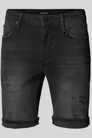 Antony Morato Skinny fit korte jeans in destroyed-look