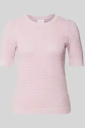VILA Gebreide pullover met ribboorden, model 