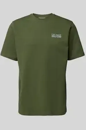 Les Deux T-shirt met labelprint, model 