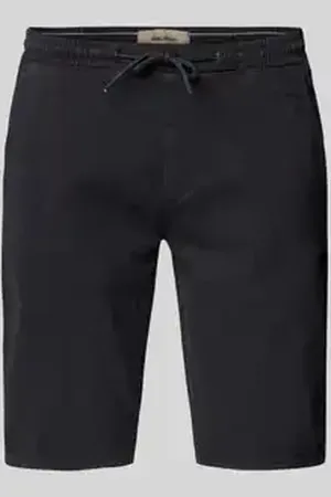 Blend Korte slim fit broek met tunnelkoord, model 
