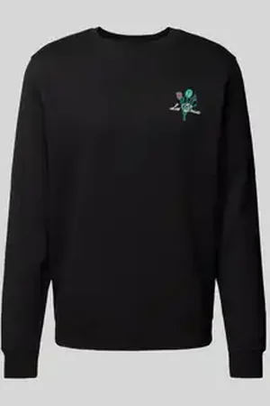 Les Deux Sweatshirt met labelstitching, model 
