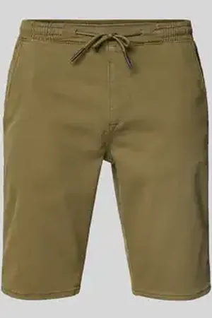 Blend Korte slim fit broek met tunnelkoord, model 