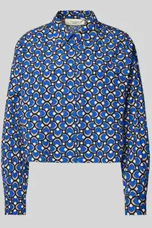 Max Mara Regular fit blouse met overhemdkraag, model 