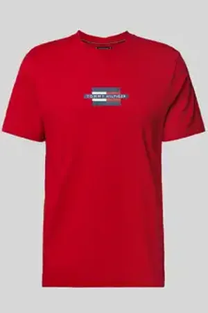Tommy Hilfiger Regular fit T-shirt van puur katoen