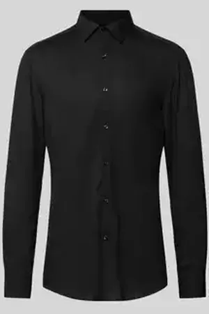 HUGO BOSS Slim fit zakelijk overhemd met kentkraag, model 