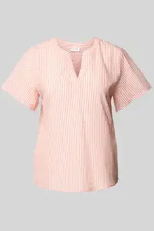 VILA Regular fit blouseshirt met tuniekkraag, model 