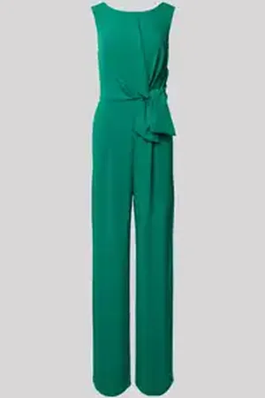 Christian Berg Jumpsuit met knoopdetail
