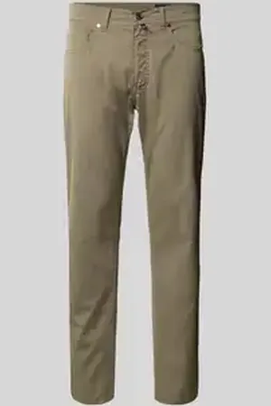 Pierre Cardin Tapered fit chino met structuurmotief, model 