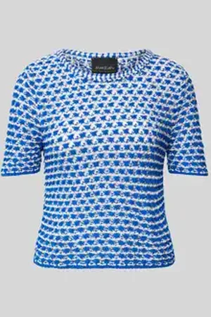 Marc Cain Gebreide pullover met 1/2-mouwen en ronde hals