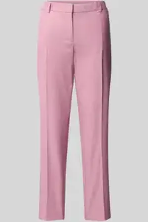 Christian Berg Regular fit stoffen broek met persplooien