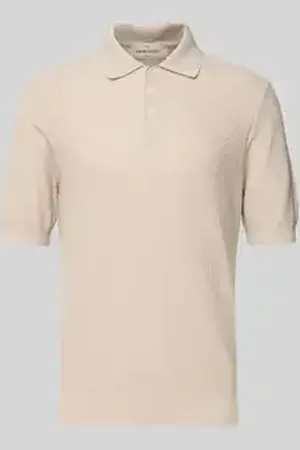 Gran Sasso Regular fit poloshirt met structuurmotief