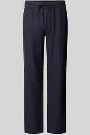 Les Deux Regular fit linnen broek met steekzakken, model 