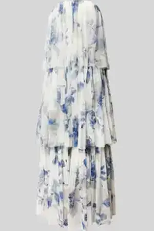 Lace & Beads Avondjurk in laagjeslook
