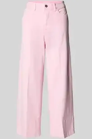 QS by s.Oliver Regular fit culottejeans van katoenmix