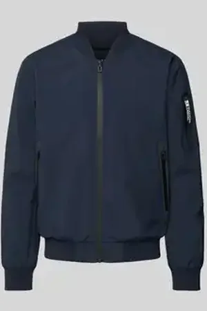 QS by s.Oliver Regular fit blouson met opstaande kraag