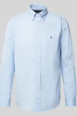 Tommy Hilfiger Regular fit overhemd van puur katoen