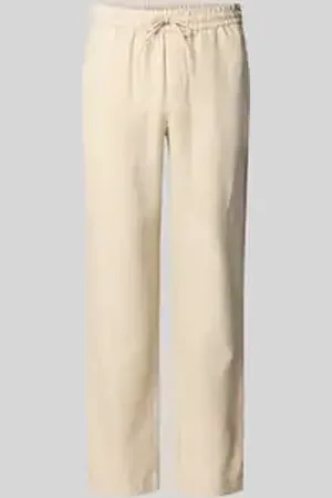 Les Deux Regular fit linnen broek met steekzakken, model 