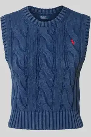 Ralph Lauren Gebreide pullover in mouwloos design