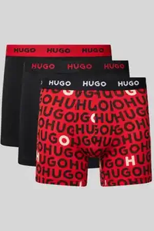 HUGO BOSS Boxershort met elastische band in een set van 3 stuks