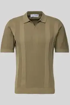 SELECTED Poloshirt van katoen, model 