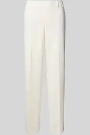 STEHMANN Straight leg stoffen broek met steekzakken, model 