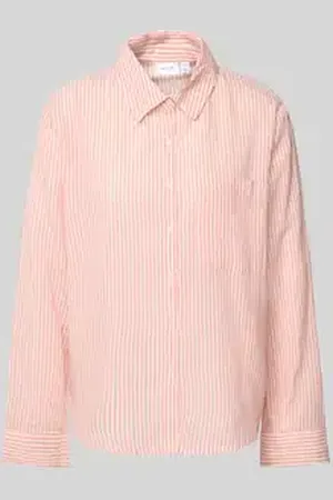 VILA Regular fit overhemdblouse met borstzak, model 