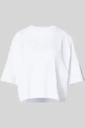 HUGO BOSS T-shirt met motiefstitching, model 