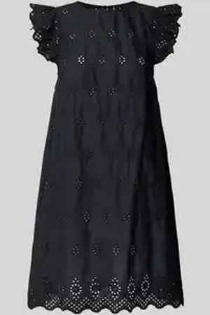 ONLY Uitlopende mini-jurk met broderie anglaise, model 