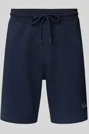 AlphaTauri Regular fit sweatshorts met logobadge, model 