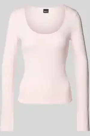 Gina Tricot Shirt met lange mouwen en ronde hals, model 