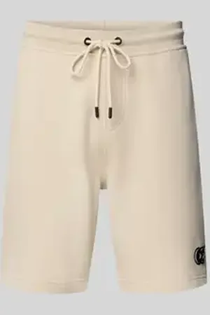 AlphaTauri Regular fit sweatshorts met logobadge, model 