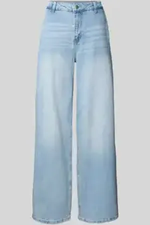 My Essential Wardrobe Wide leg jeans met steekzakken, model 