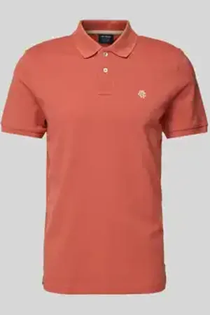 McNeal Regular fit poloshirt met knoopsluiting en labelstitching