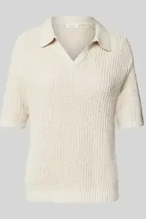 Christian Berg Gebreid shirt met V-hals