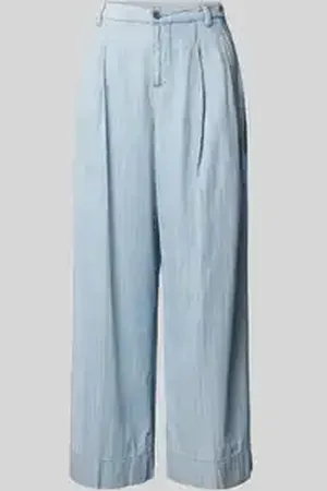 Liu Jo Wide leg jeans met bandplooien