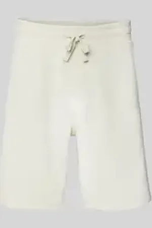 Calvin Klein Korte regular fit broek met structuurmotief