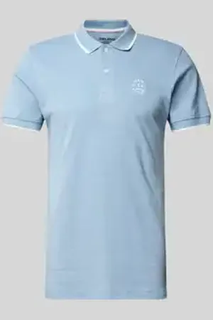 Blend Regular fit poloshirt met ribboorden, model 