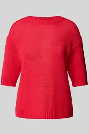 QS by s.Oliver Relaxed fit gebreide pullover van katoenmix
