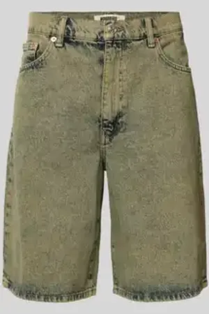 Woodbird Korte jeans in used-look, model 