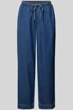 Pieces® Wide leg jeans van zuiver katoen, model 