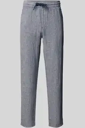 Blend Regular fit stoffen broek met tunnelkoord, model 